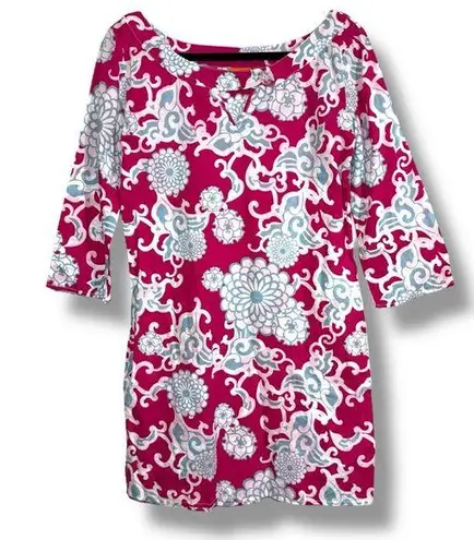 Milly Mer Soleil New York Abstract Flower Tunic Top