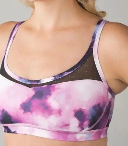 Lululemon EUC  Sweaty Endeavor Blooming Pixie Sport Bra size 6