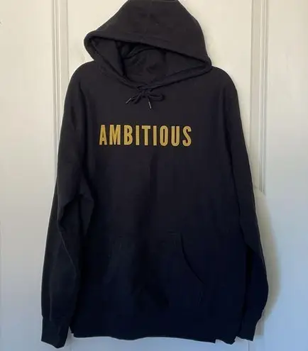 Phenomenal Woman Action Campaign Ambitious Split Hem Hoodie Large Black