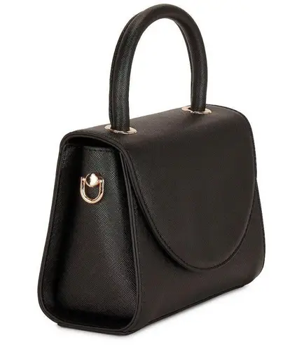 olga berg Sasha Top Handle Bag in Black New Womens Handbag Purse