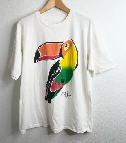 Vintage Single Stitch Costa Rica Toucan Graphic Tee Large