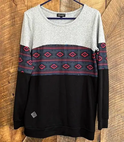 Simply Southern  Women Black Pullover Sweater L