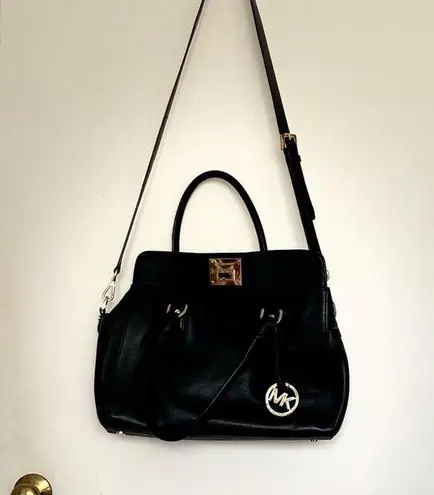 Michael Kors black satchel bag purse