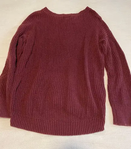 a.n.a Burgundy Sweater