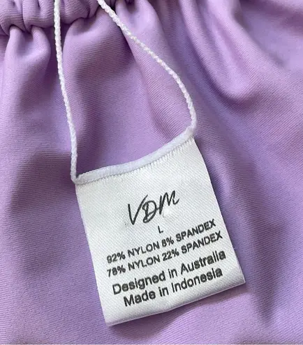 VDM Bikini Bottoms marley reversible womens Purple (large) swim sexy thong beach