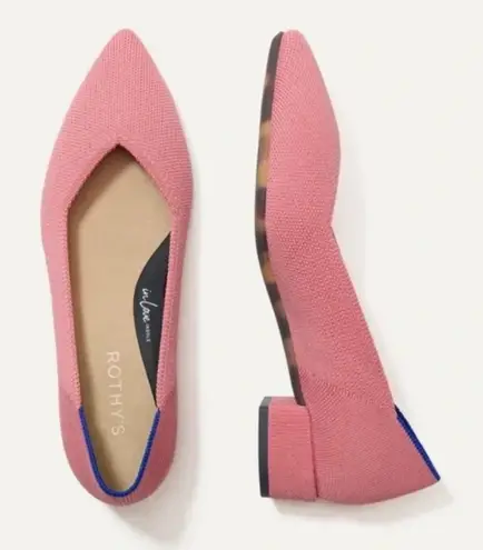 NWOT Rothy’s High Point low heels in tulip pink
size 5.5 Pink