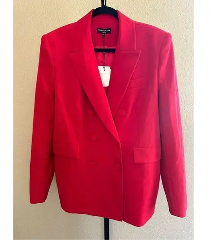 Generation Love Arielle Crepe Blazer in Red Size XXL