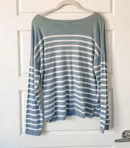 360 Cashmere NWT Maggie Striped Cotton Sweater