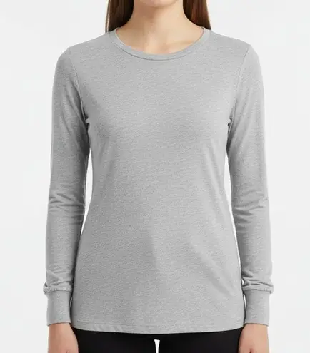 90s Vintage NATIONAL JEAN COMPANY Gray Long Sleeve T