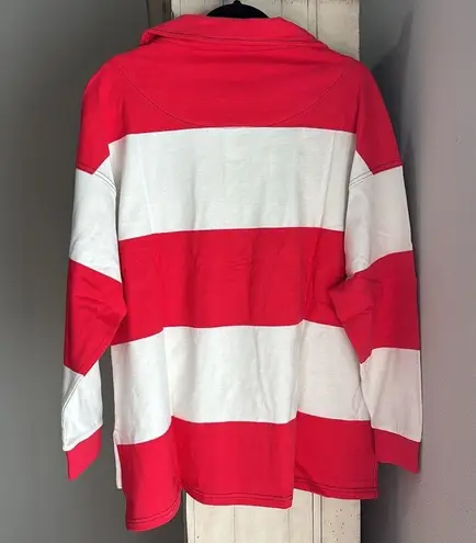 Free People FP Movement Rugby Tunic Layer NWT Red Size XS