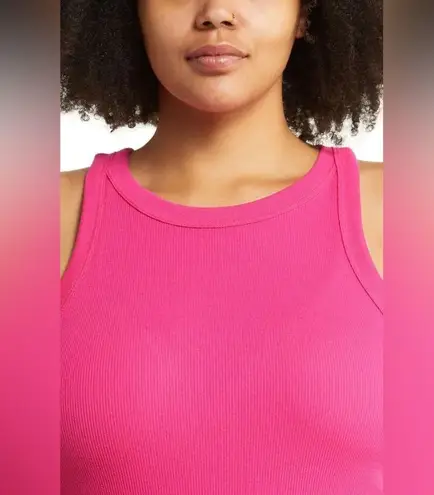 Treasure & Bond Women's Pink Rib Cami Tank Top Size Small