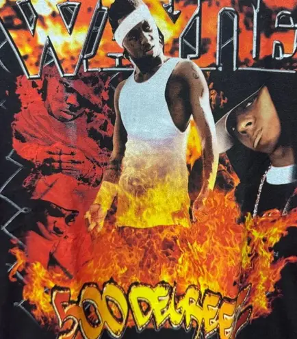 Lil Wayne 500 Degreez Album Art Cash Money Records Rap Tee M