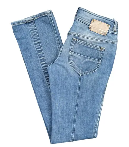 Diesel Vintage Rokket Jeans W27 L34 008AT Y2K Low Rise Bootcut Denim 2000s RARE