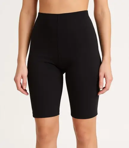 Marni Stretchy High Waisted Bike Shorts in Black Size undefined