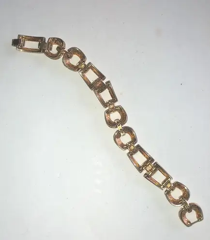 Camrose & Kross JBK Jackie Kennedy Equestrian Red Enamel CZ Rhinestone Bracelet