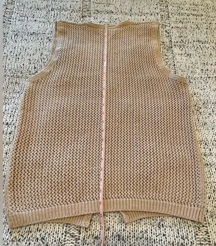 Jantzen Classics Vintage Boho Knit Floral Sweater Vest Women’s Size M EUC