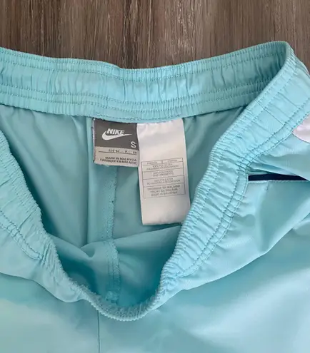 Nike vintage baby blue shorts