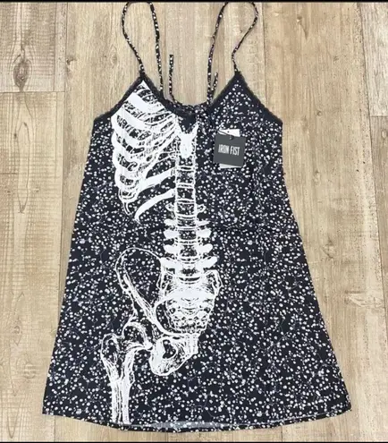 Iron fist “Death Breath” Slip Dress Medium