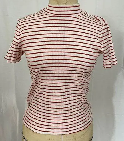 Forever 21  Striped Turtleneck T-Shirt Size Small