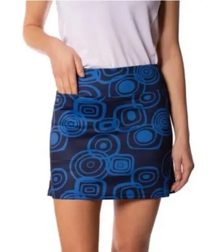 Golftini Eager Eyes A Line Golf Tennis Skort Skirt Sporty Activewear preppy blue Size L