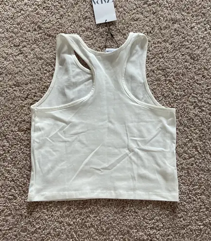 ZARA USA Cropped Tank. Xs