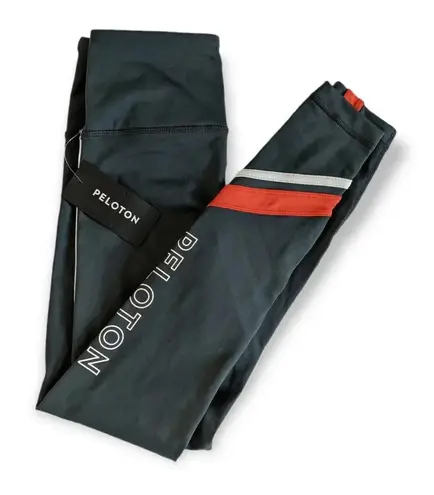 Peloton Stripe Logo Workout Leggings Athletic