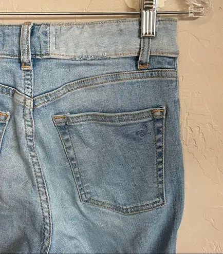 DL1961 Farrow Insta Slim Distressed Ankle Raw Hem Denim Jeans