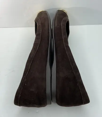 Fergalicious FERGIE “Brio Too” Brown Suede Ballet Flats