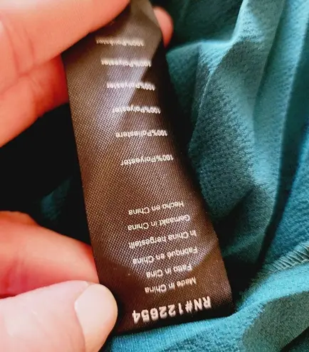 Voodoo Vixen Iris Tan Multi Chevron Pleated Retro Midi Dress Size Small