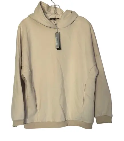 SHACI Tan Hoodie Jogger Sweatshirt Oversized Lounge Casual Size L