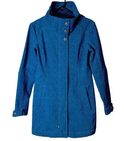 Title Nine Softshell Peacekeeper Long Jacket Coat Fleece Lined Women’s XS Winter