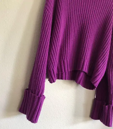 Nine West  Purple Turtleneck Sweater Size M