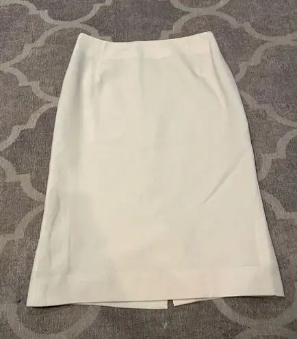 Pendleton  cream modest knee length skirt size 4