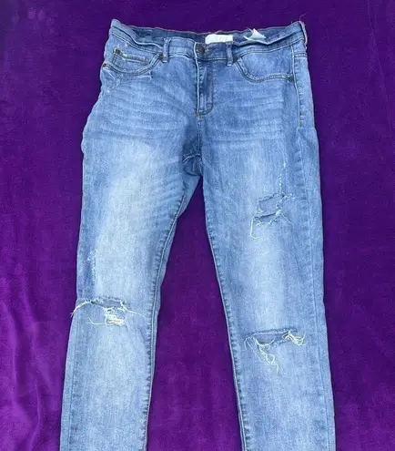 Garage  light wash distressed‎ jeans size 11