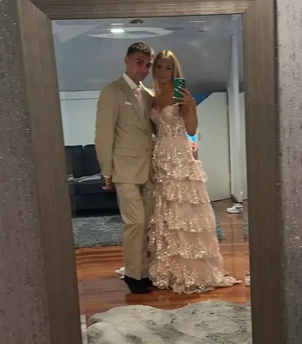 Sherri Hill Prom Dress Pink Size 2