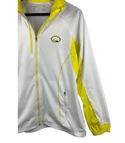 Antigua Womens Desert Dry Jacket M White & Yellow