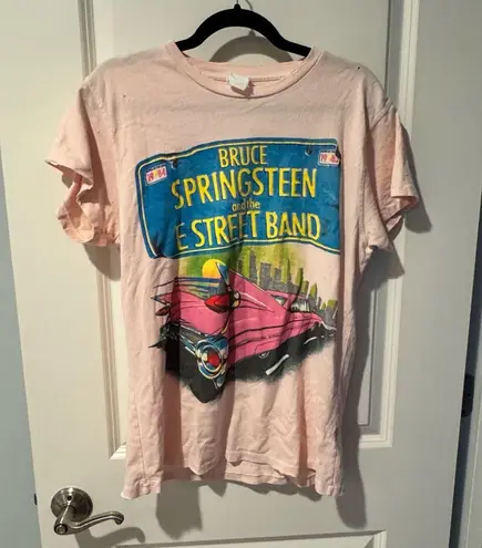 Madeworn Vintage Pink Bruce Springsteen T