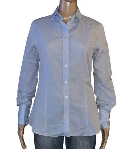 Dolce & Gabbana light blue collared buttoned tailored shirt