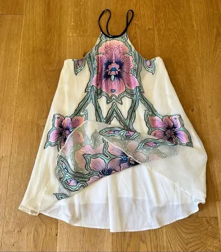 Alice McCALL Winterberry Swing Mini Floral Slip Dress in Orchid