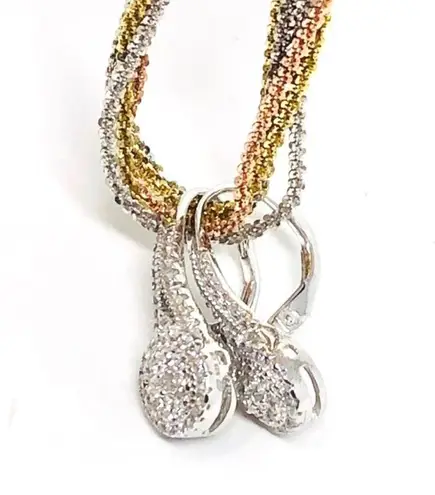 Elements SWAROVSKI Crystal sterling silver earrings