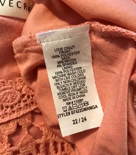 Sleeveless Top Size 22/24 Pink