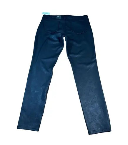 Roz & Ali skinny Faux Leather Pants Black Size 14