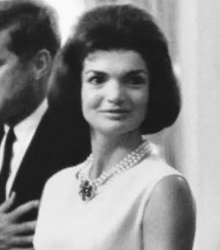 Vintage Camrose Kross Jackie Kennedy Grand Tour Replica Blue Flowers Necklace Gold