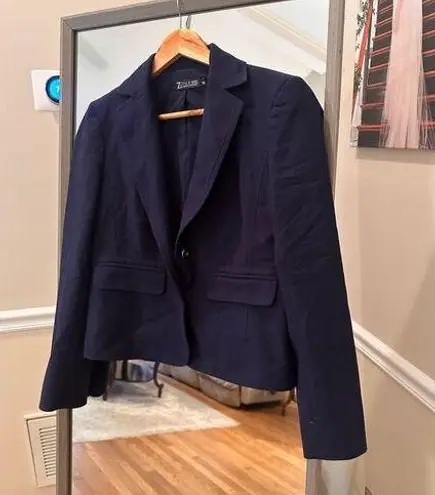 New York & Co. Two Button Down Blazer Size 2 Navy