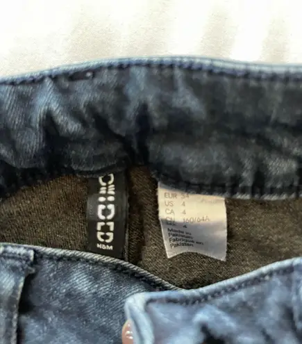 H&M Ripped Black Skinny Jeans