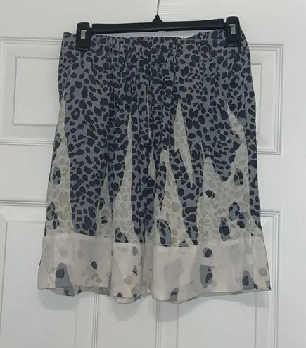 CAbi  Bella Leopard Print Mini Skirt 401