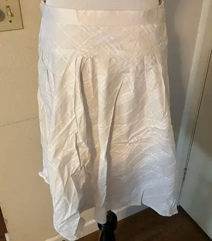 Lime Stone White/Creme Women Skirt with Bow White