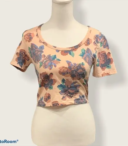 Talula  Light Pink  Multi Floral Crop Top- Size Small - Image 1