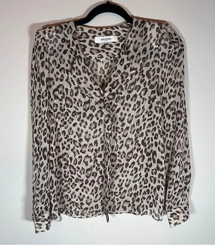 Storets long sleeve leopard top