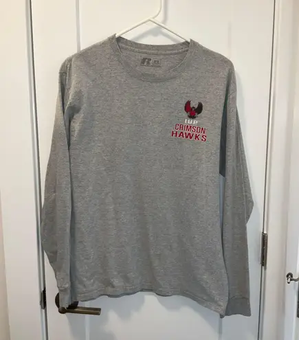 Russell Athletic IUP Indiana University of Pennsylvania long sleeve shirt size M 